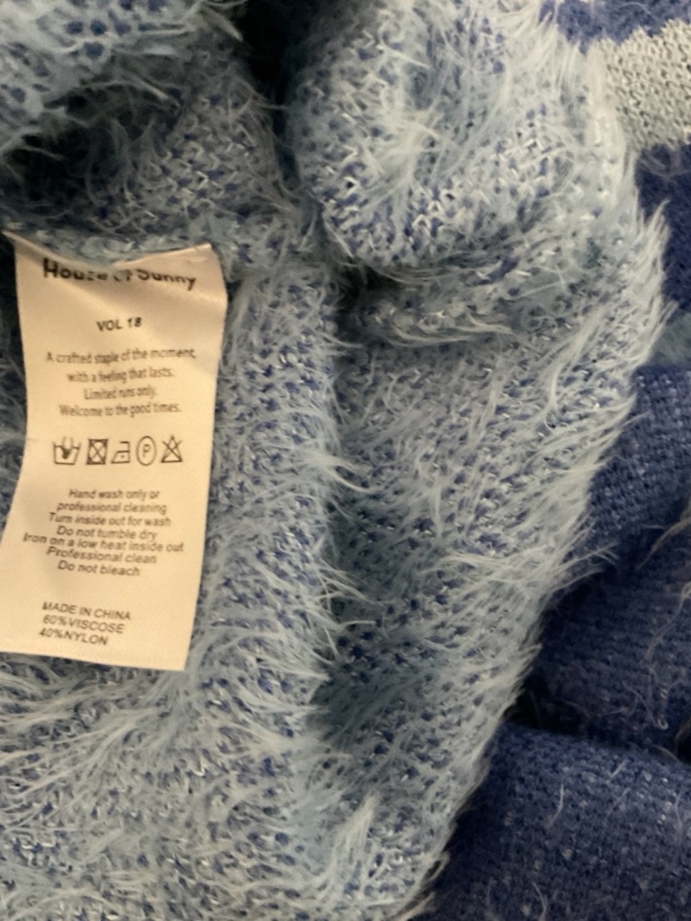 House of Sunny Blue Spiral Maxi Dress - Picture 5 of 5